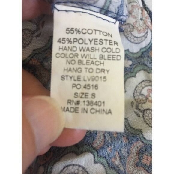 Anthropologie Nectar Clothing Dress Sz Small Multicolor Color Block Back Ties - Picture 12 of 12